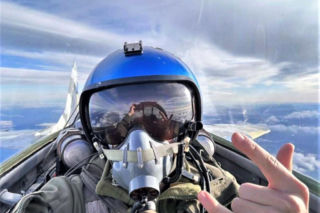 Kabina ukraińskiego MiGa-29