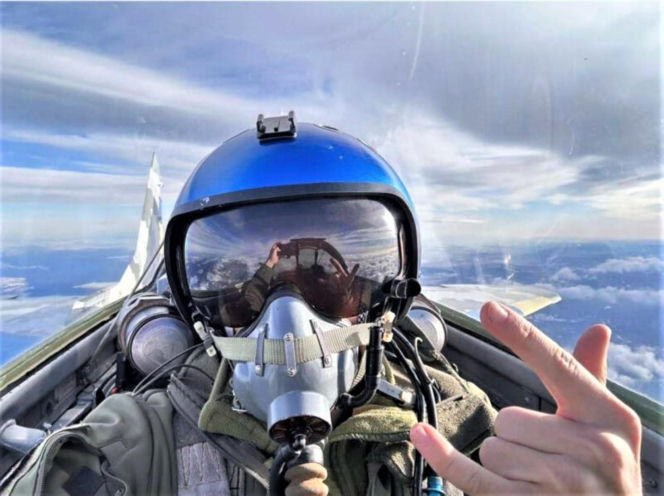 Kabina ukraińskiego MiGa-29