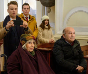 Barwy szczęścia odc. 2274. Teresa (Jolanta Lothe), Fryderyk Struzik (Paweł Nowisz), Agata (Natalia Zambrzycka), Patryk (Konrad Skolimowski), Staś (Olaf Kaprzyk)