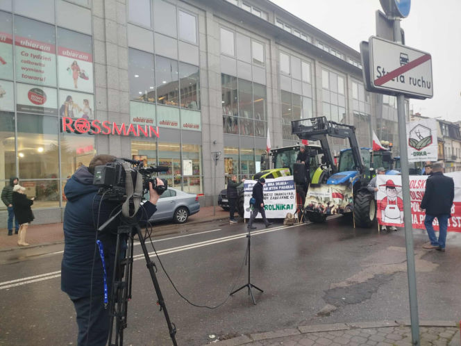 Rolnicy z regionu protestowali w Siedlcach. Wygłosili apel do Prezydenta RP