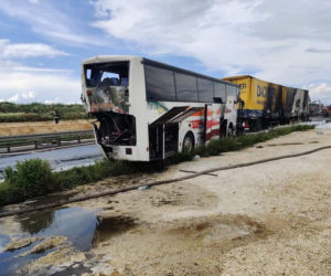 Wypadek koło Częstochowy na DK1. Ponad 30 osób rannych