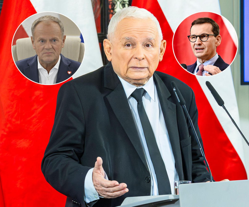 Tusk, Kaczyński, Morawiecki