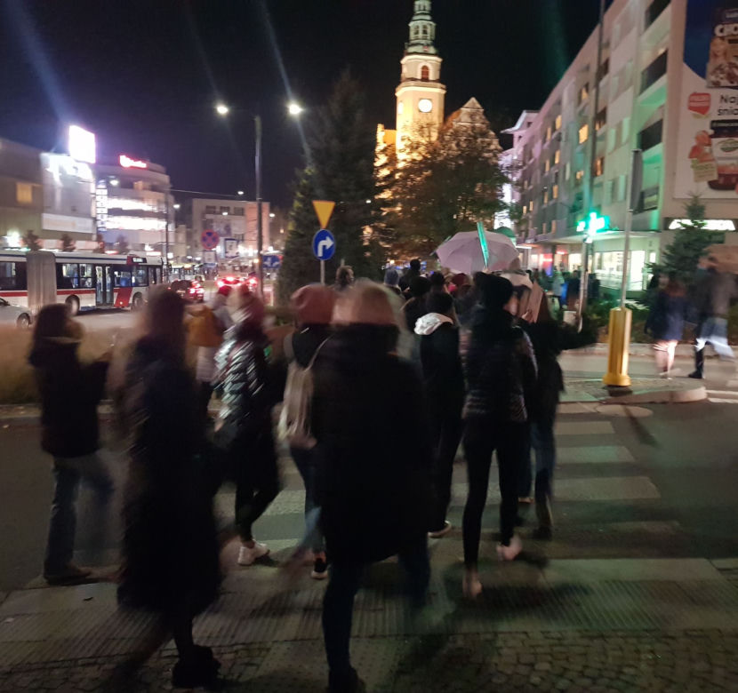 Protesty kobiet w Olsztynie