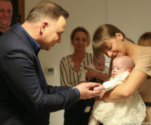 Para prezydencka u sześcioraczków w Małopolsce