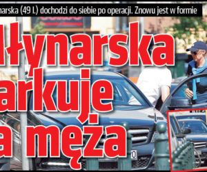 Młynarska parkuje za męża