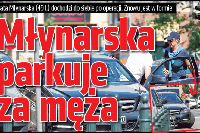 Młynarska parkuje za męża