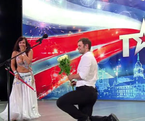 Mam talent 5. odc. 1 ZARĘCZYNY - Tancerka Sylwia Sachajko i jej chłopak