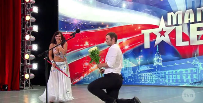 Mam talent 5. odc. 1 ZARĘCZYNY - Tancerka Sylwia Sachajko i jej chłopak
