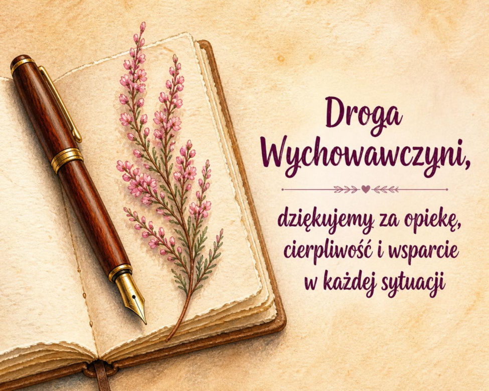 Kartka z życzeniami na Dzień Nauczyciela