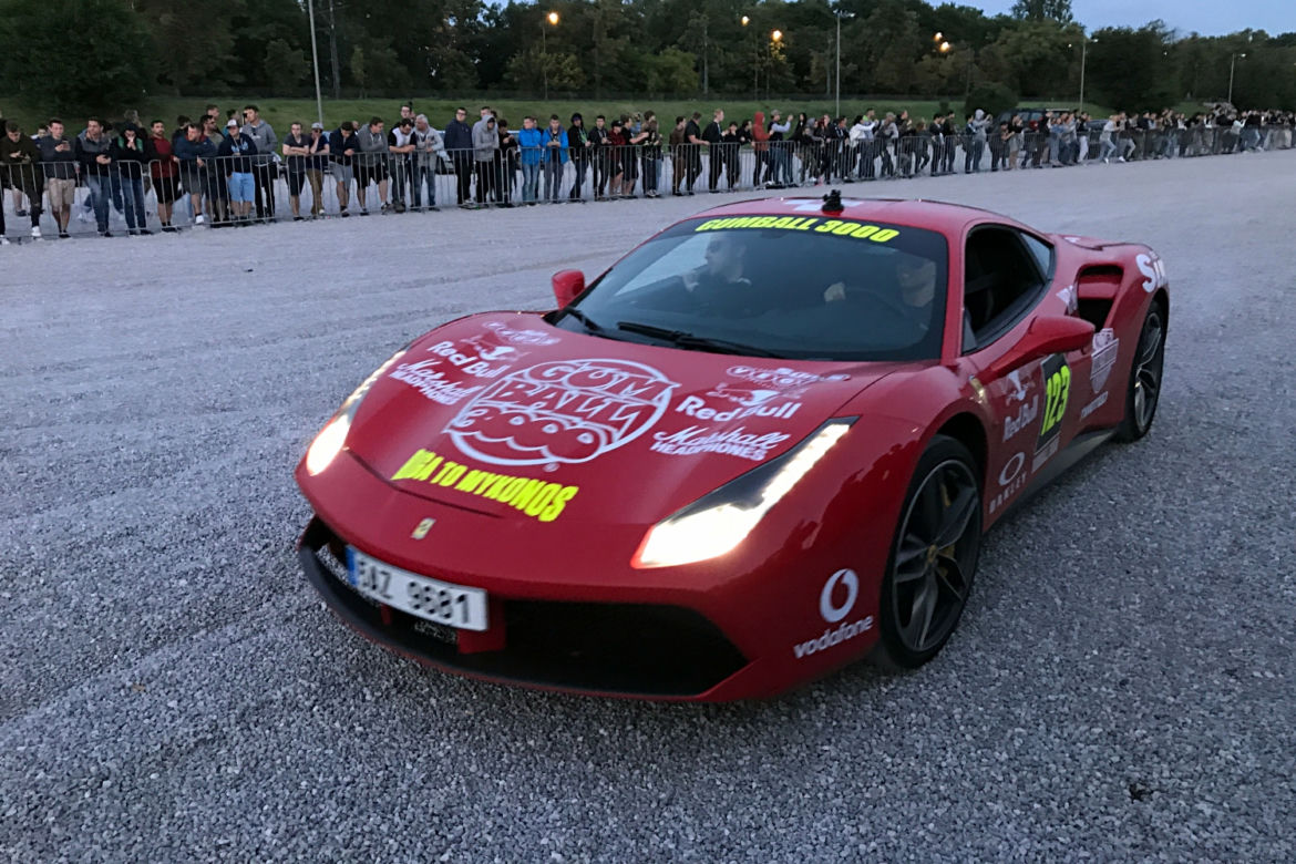 Gumball 3000 2017 w Polsce, Warszawa Stadion Narodowy