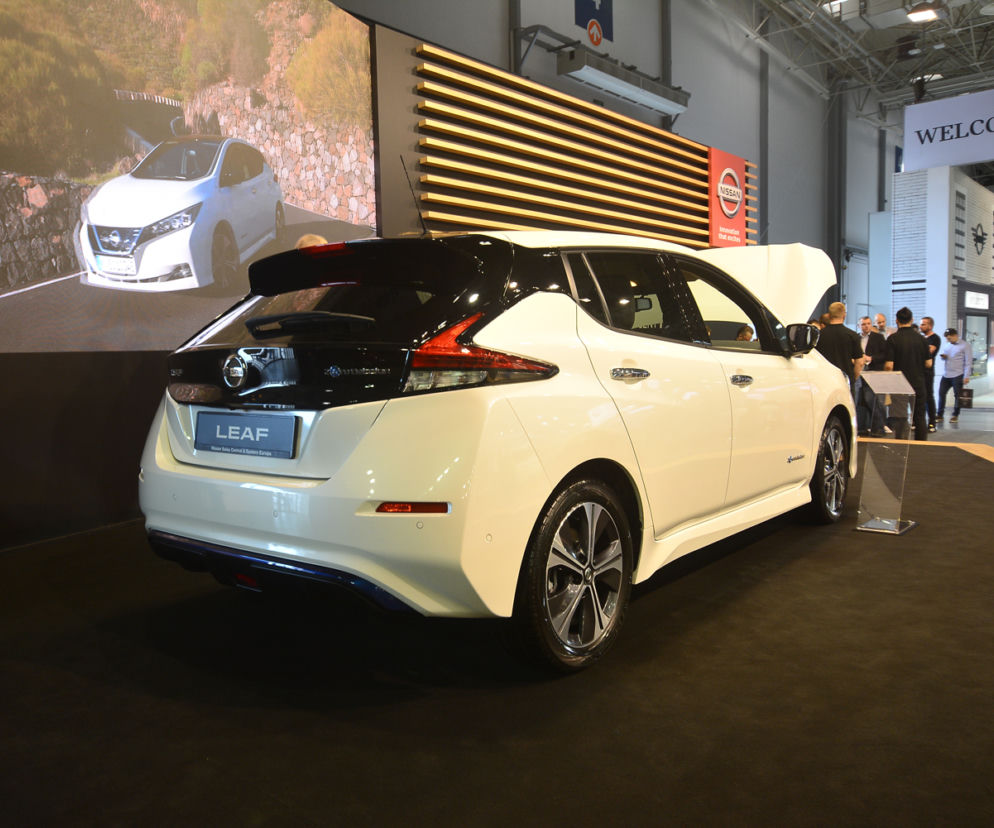 Nissan LEAF na targach Poznań Motor Show 2018