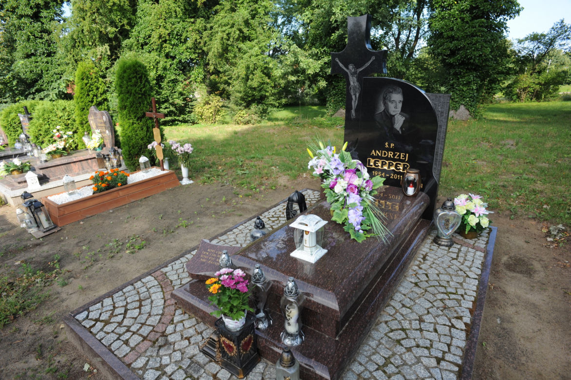 Grób Andrzeja Leppera