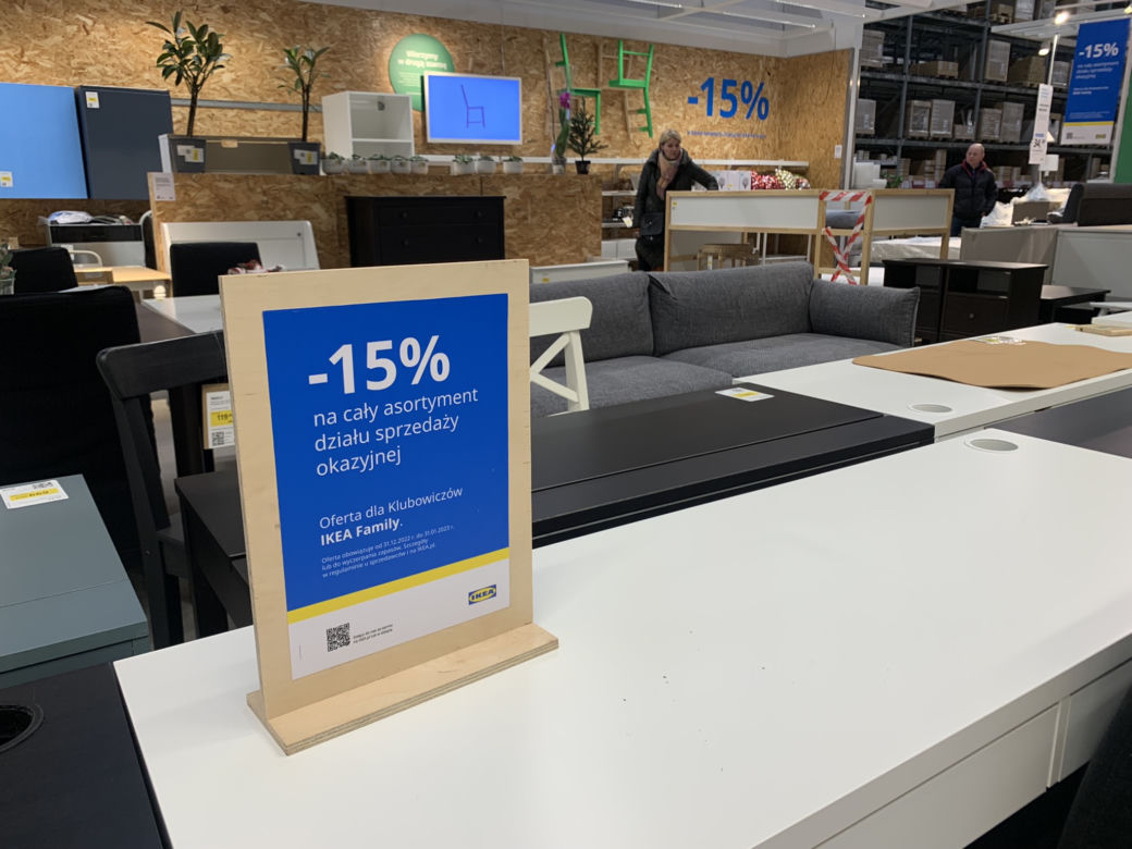 Ikea Katowice: Przecena goni przecenę