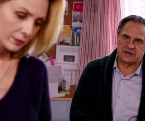 Barwy szczęścia. odc. 2082. Jerzy (Bronisław Komorowski), Malwina (Joanna Gleń)