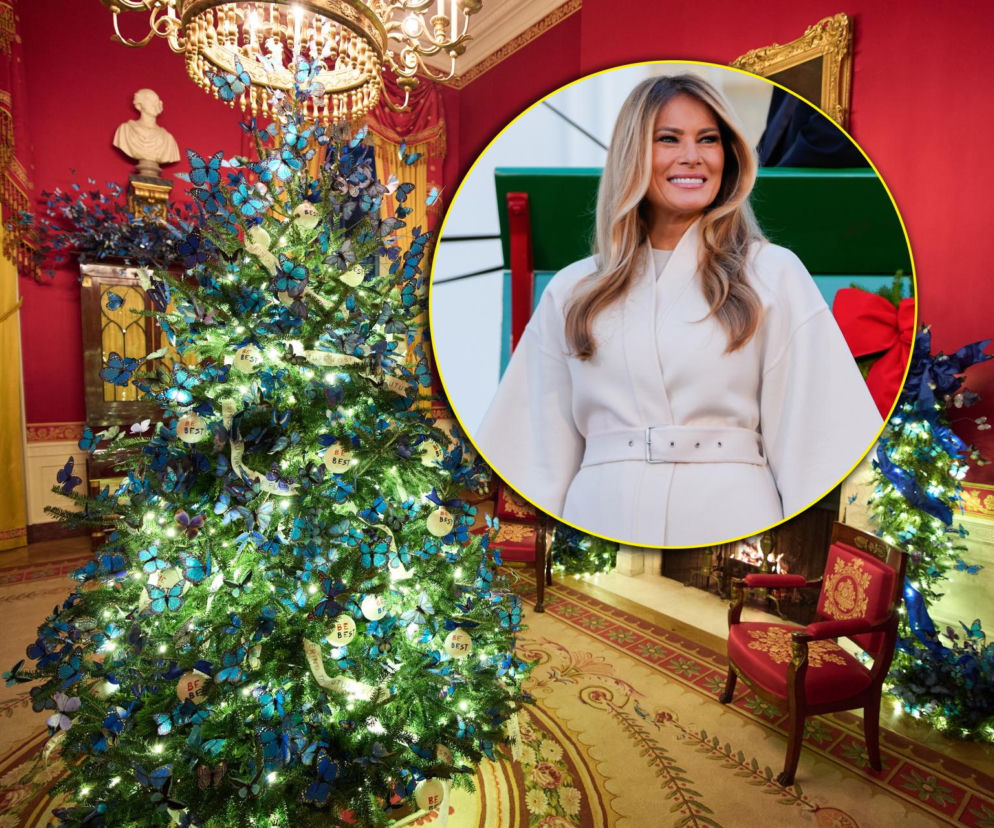 Melania Trump udekorowała Biały Dom. Święta lepsze niż za Bidena?