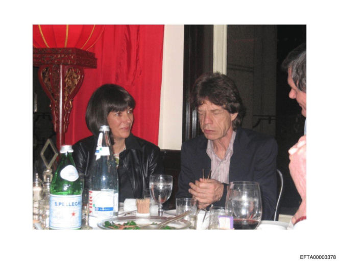 Mick Jagger, Bill Clinton, Ghislaine Maxwell
