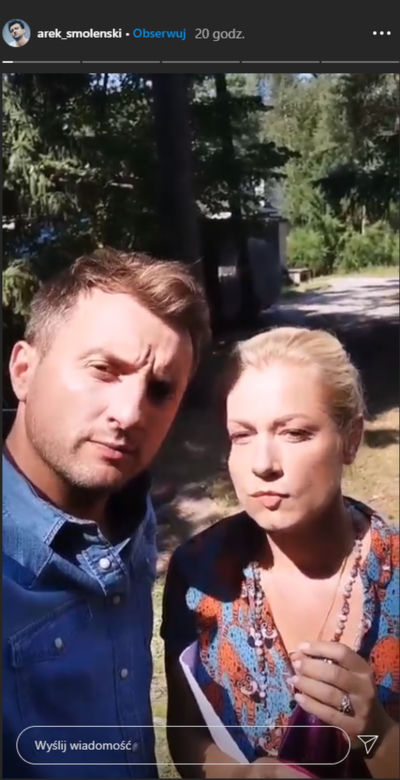M jak miłość po wakacjach 2020. Bartek (Arkadiusz Smoleński), Marzenka (Olga Szomańska)