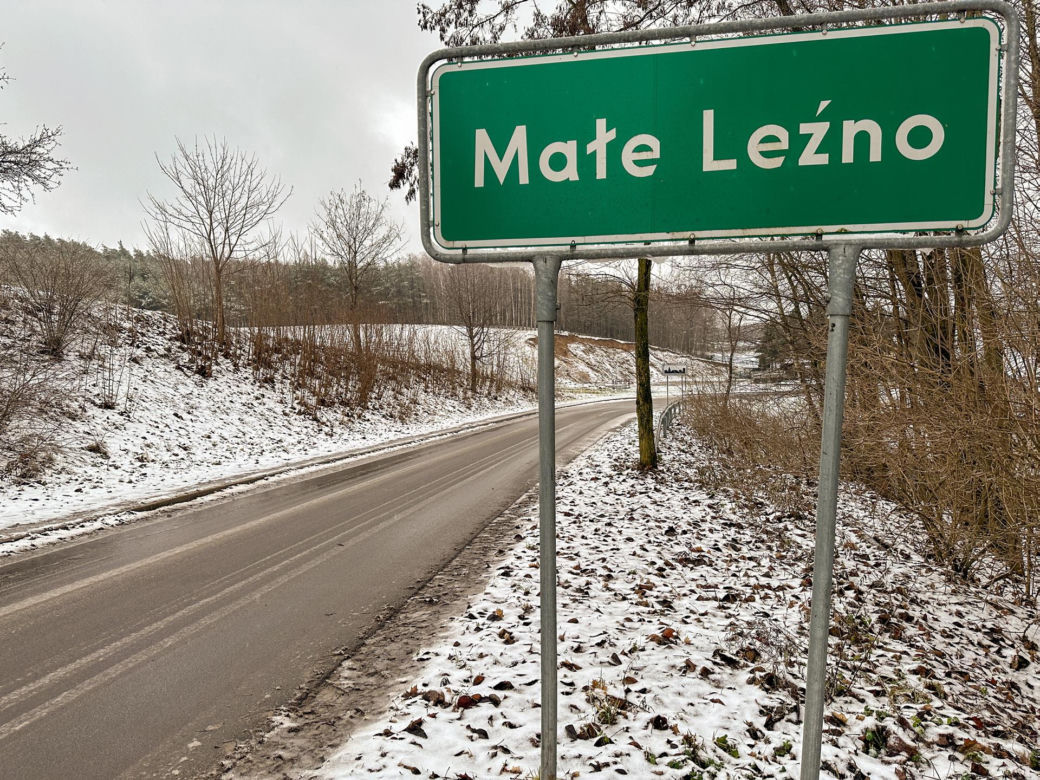 Wystraszył je huk petard. Konie, kucyki i osioł zabłąkane na środku drogi