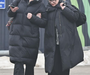 Krystyna Janda kurzy w aucie