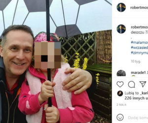 Robert Moskwa i jego córka Nadia