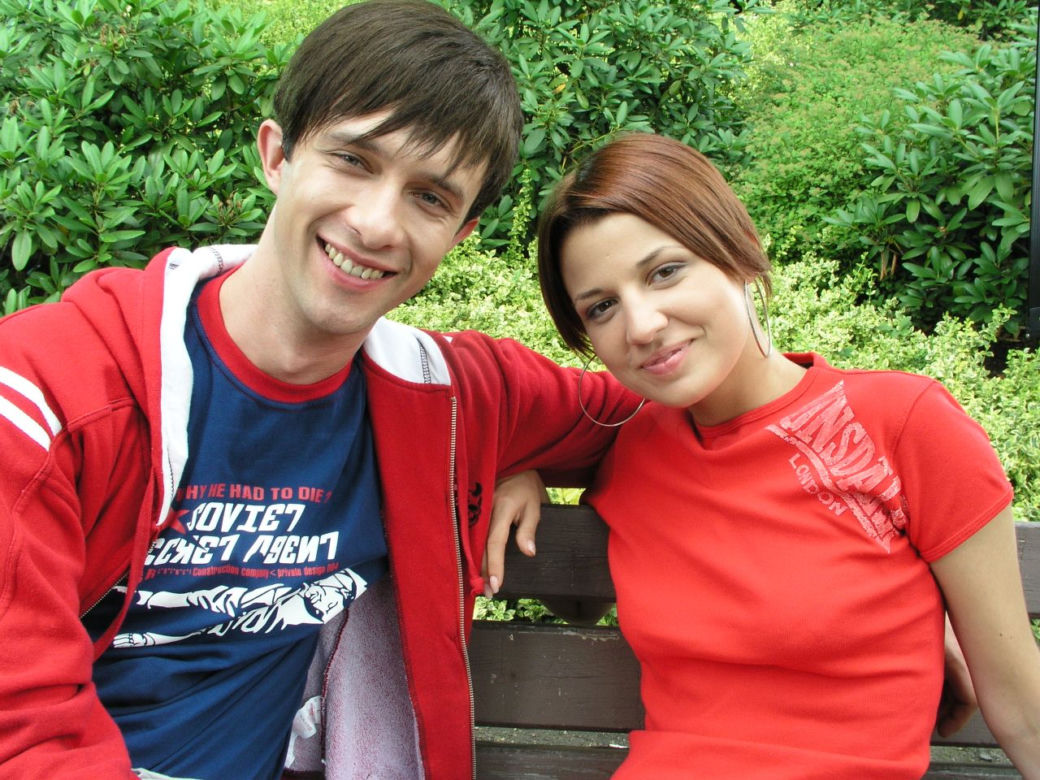 Pierwsza miłość. Artur (Łukasz Płoszajski), Kinga (Aleksandra Zienkiewicz)