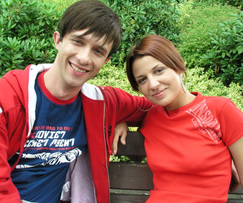 Pierwsza miłość. Artur (Łukasz Płoszajski), Kinga (Aleksandra Zienkiewicz)