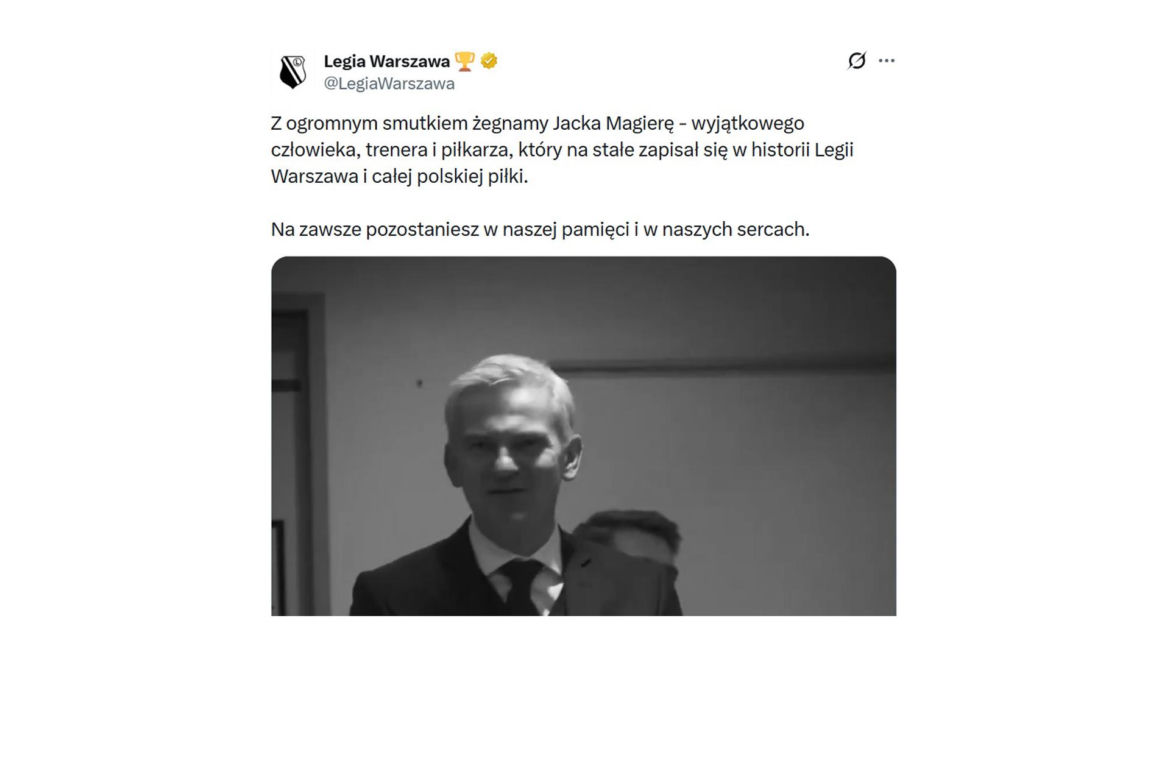 Jacek Magiera nie żyje. Tak go żegnają