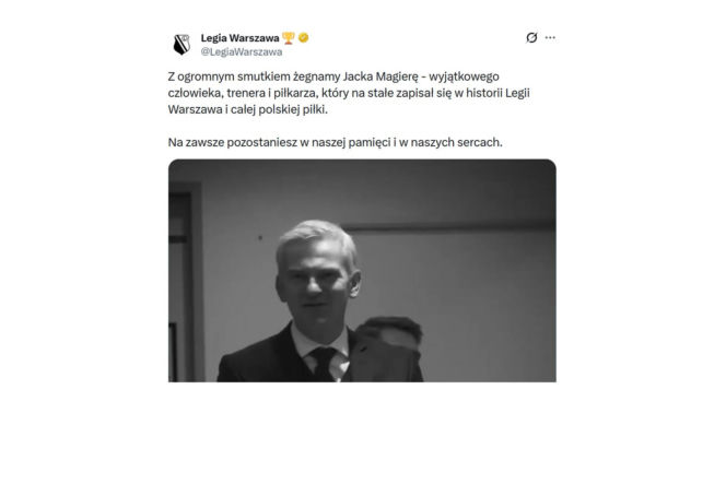 Jacek Magiera nie żyje. Tak go żegnają