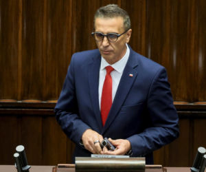 Nowa technologia w Sejmie. Poseł Sachajko w super-okularach