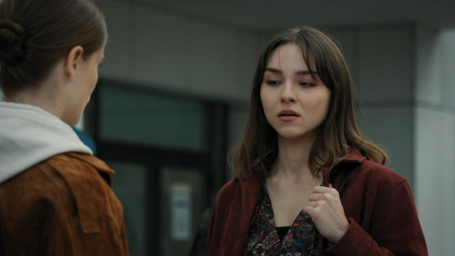 M jak miłość odc. 1922. Majka (Matylda Giegżno), Justyna (Marta Malinowska)