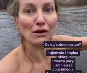 Fani drżeli o jej zdrowie, a ona… wskoczyła do lodu. Szokujące nagranie Joanny Moro!