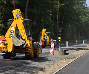 Budowa węzła Głębokie - lipiec 2020