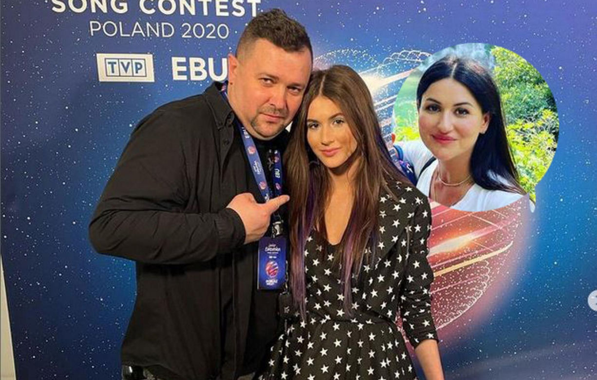 Roksana Węgiel z mamą i tatą