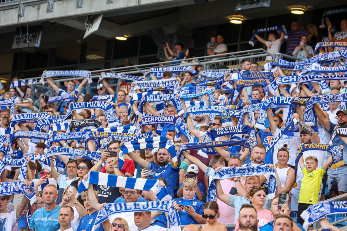 Tak bawili się kibice podczas meczu Lech Poznań - Górnik Zabrze