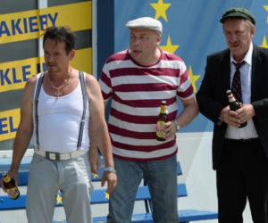 Ranczo 9 sezon. Pietrek (Piotr Pręgowski), Hadziuk (Bogdan Kalus), Solejuk (Sylwester Maciejewski)