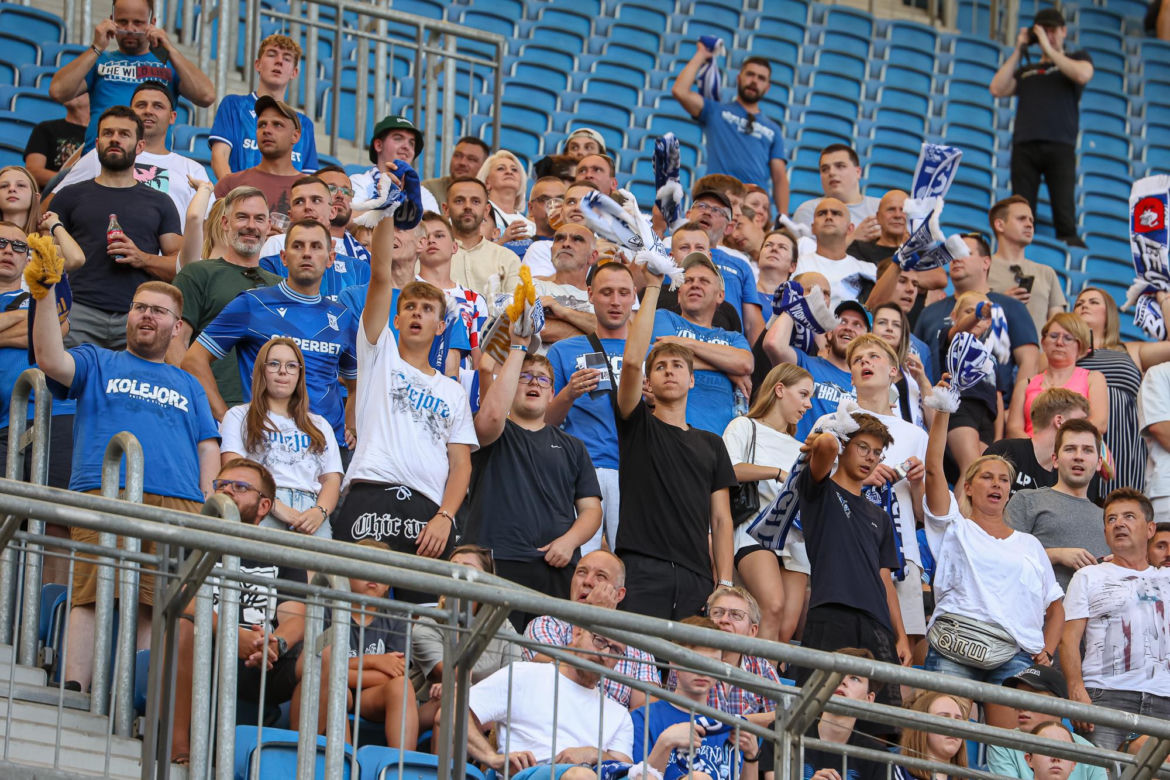 Tak bawili się kibice podczas meczu Lech Poznań - Górnik Zabrze