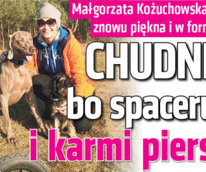 Chudnie, bo spaceruje i karmi piersią