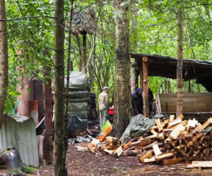 Zamaskowana leśna bimbrownia w Rudnicy na Podlasiu [ZDJĘCIA]
