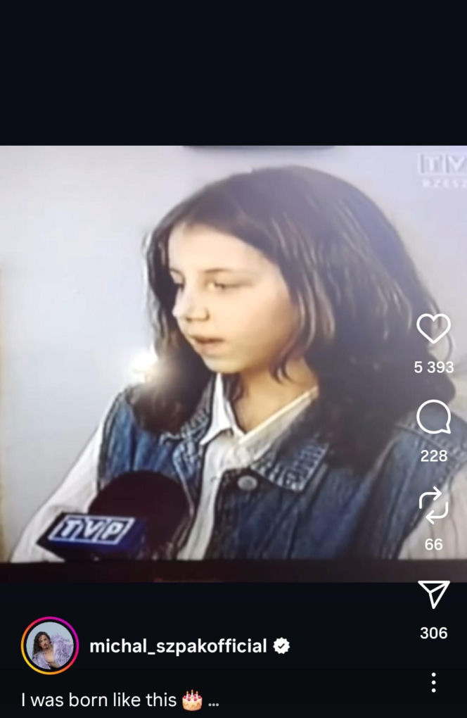 Tak Michał Szpak wyglądał jako trzynastolatek. Piosenkarz już wtedy miał zadatki na wielką gwiazdę