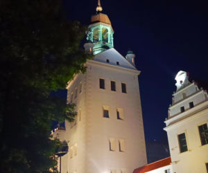 Nowa iluminacja Zamku Książąt Pomorskich w Szczecinie