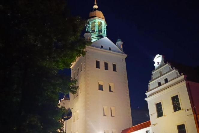 Nowa iluminacja Zamku Książąt Pomorskich w Szczecinie