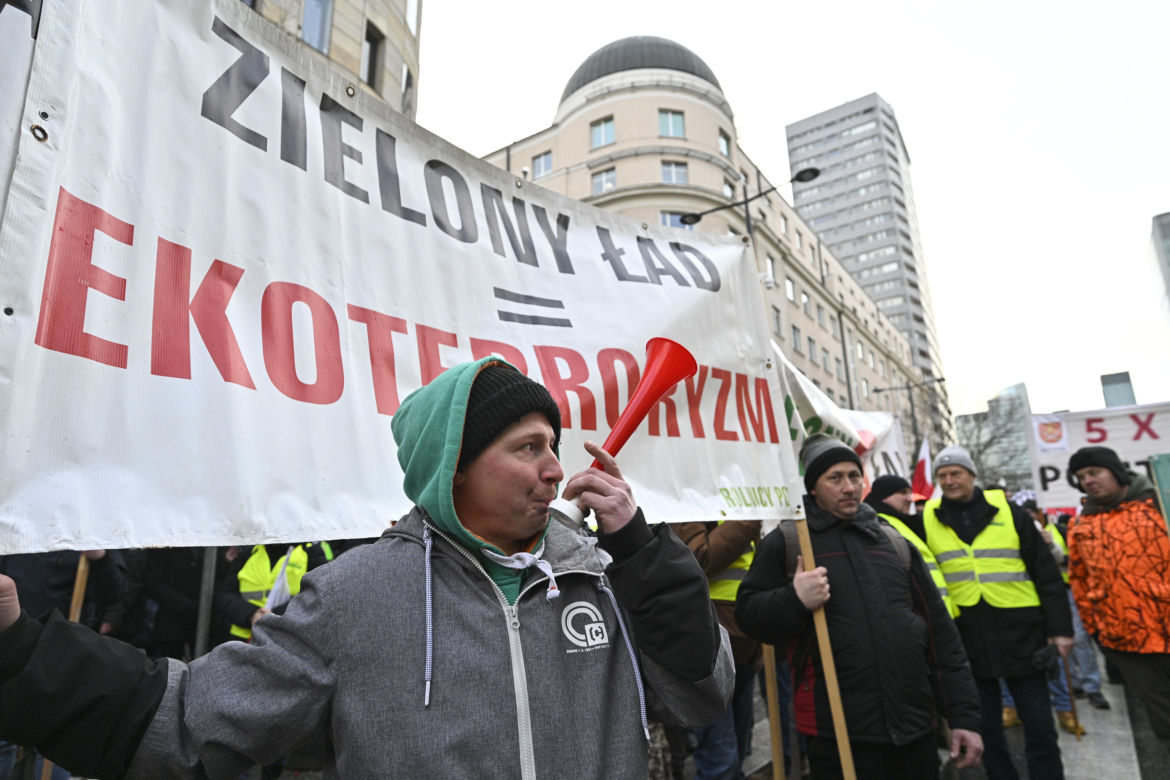 Protest rolników w Warszawie (3.01.2025)