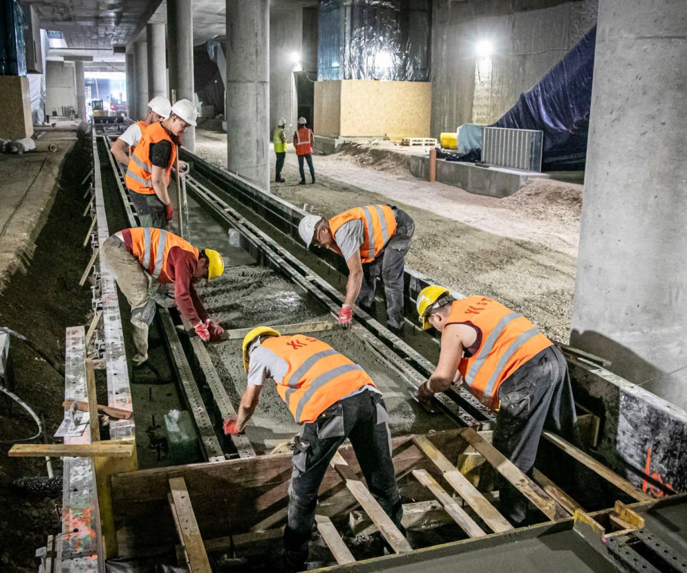 Budowa przystanku tramwajowego pod dworcem Warszawa Zachodnia