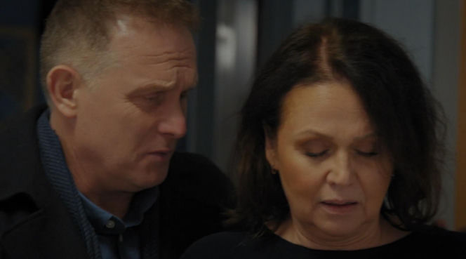 M jak miłość odc. 1926. Marysia (Małgorzata Pieńkowska), Artur Rogowski (Robert Moskwa)