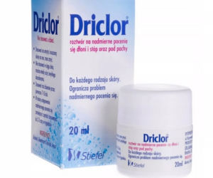 Driclor Solution - preparat przeciw nadmiernej potliwości