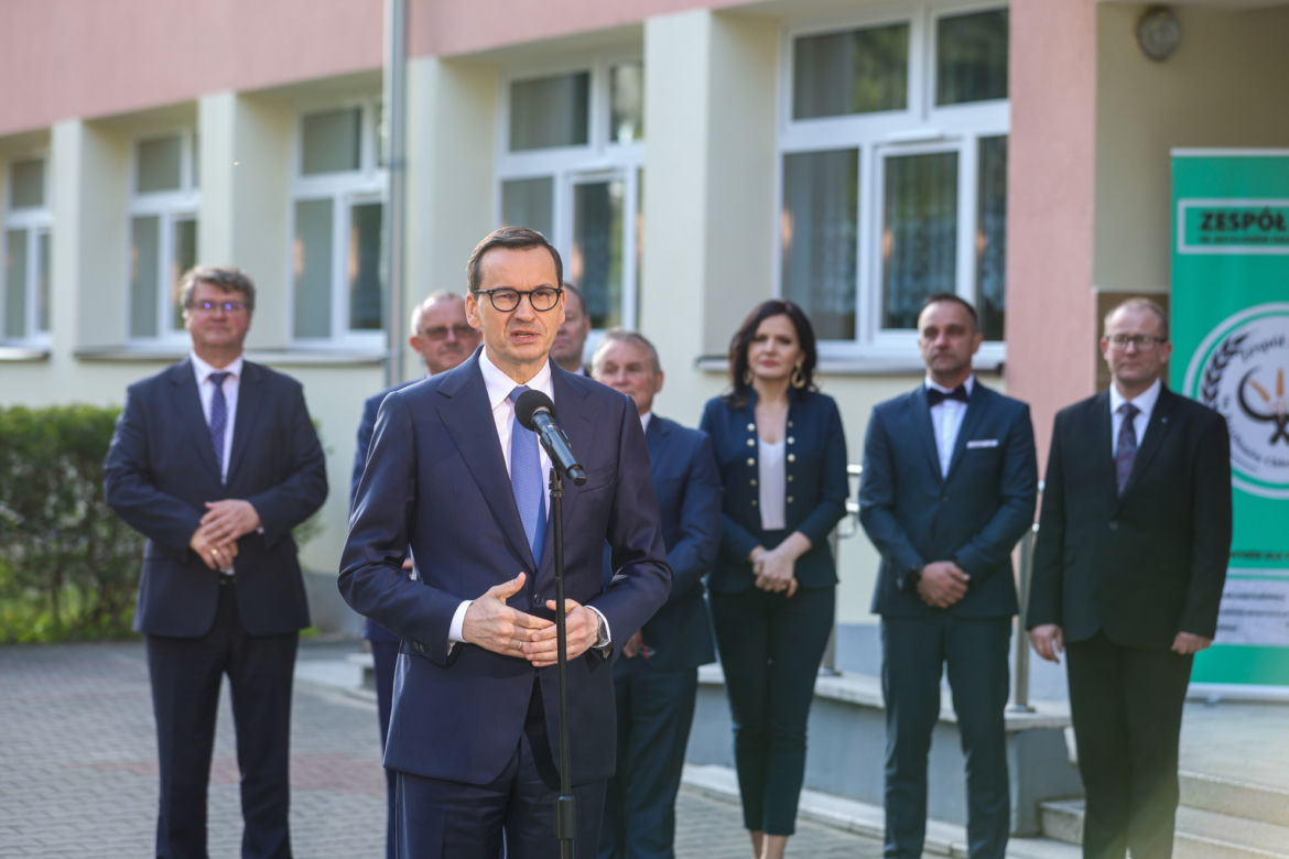 Premier Mateusz Morawiecki z wizytą na Mazowszu