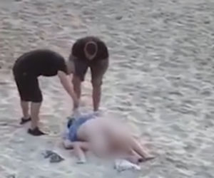 Seks na plaży w Mielnie