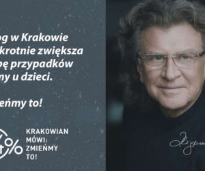 W Krakowie na Brackiej mieszka smog. Gwiazdy w kampanii 94 procent [GALERIA]