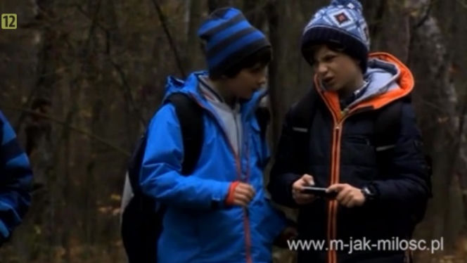 M jak miłość. Antek (Jakub Jankiewicz), Mateusz (Krystian Domagała)