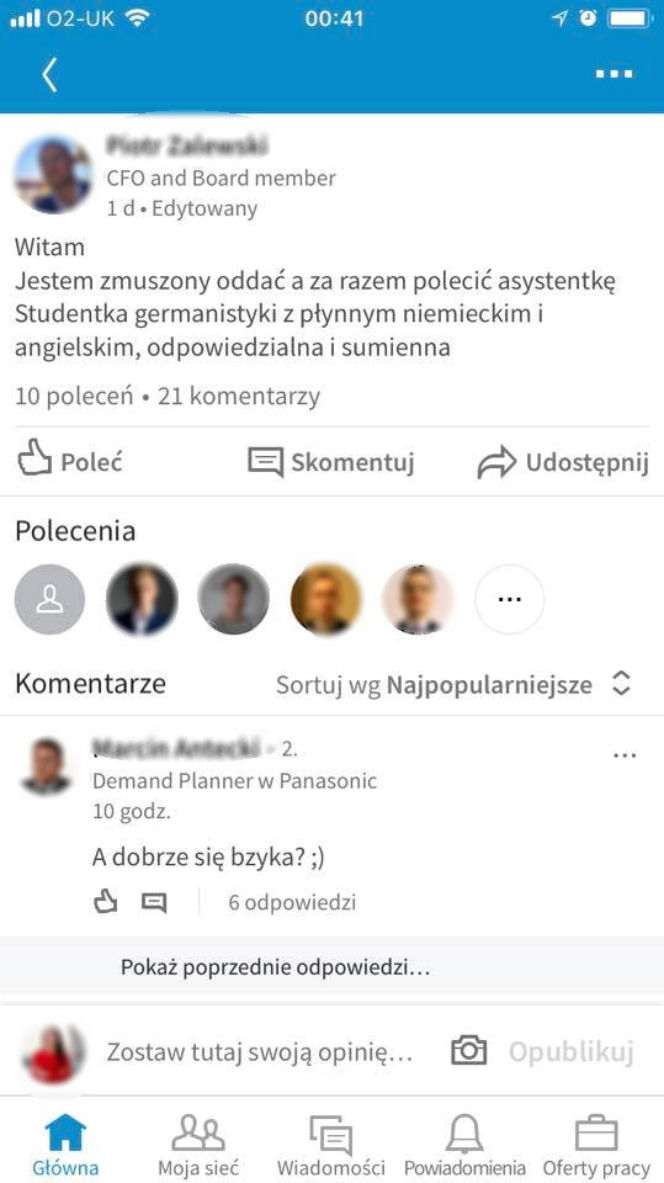 Brak szacunku dla pracownika